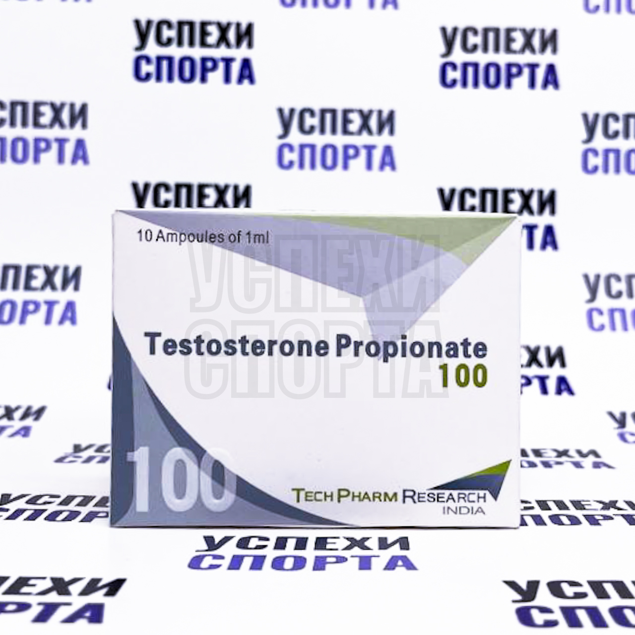 TechPharm / Testosterone Propionate, 100mg (Тестостерон Пропионат, 100мг, 10амп по1мл)